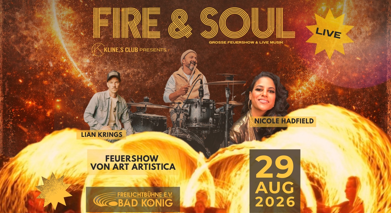 Fire and Soul Plakat - 290826 Titelbild